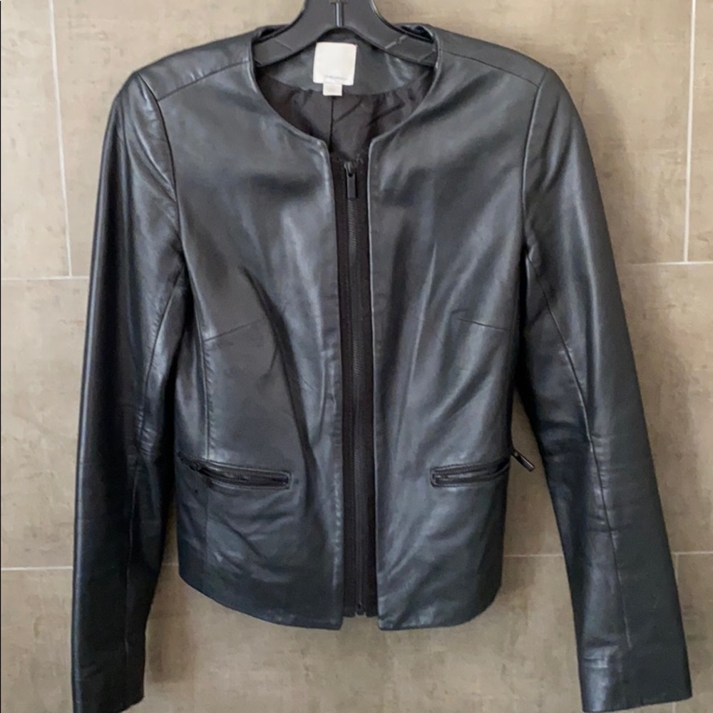 Leather jacket